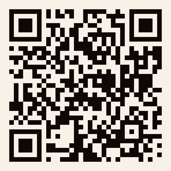 QR code linking to the talk page with slides, references, and the demo